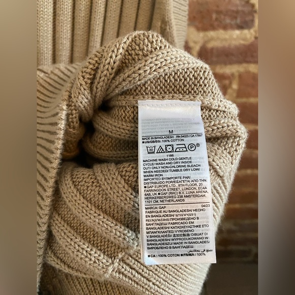 Gap Dolman Rib Sweater Vest New With Tags - Picture 4 of 6